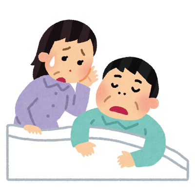 睡眠時無呼吸症候群イメージ